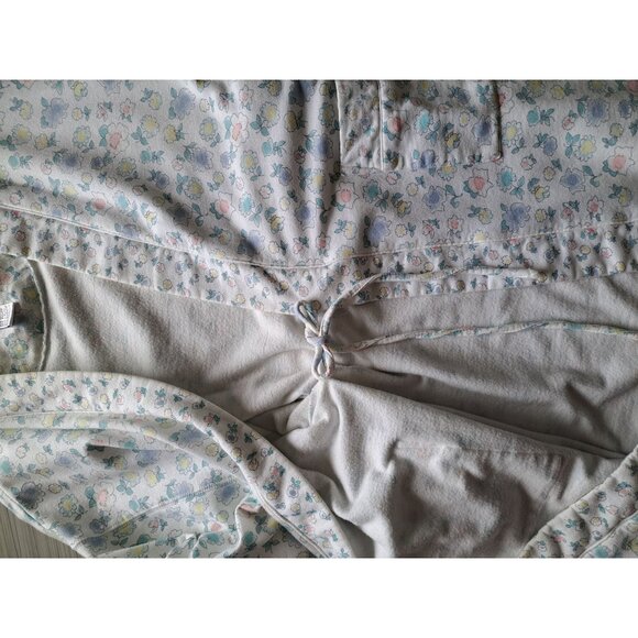 Hampton House Floral Print Womens Robe Pockets Belt Medium Vtg Women's Cottage - Picture 8 of 8